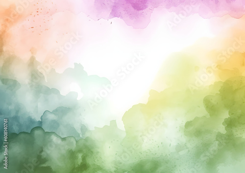 Hand painted abstract watercolor texture background © MAJGraphics