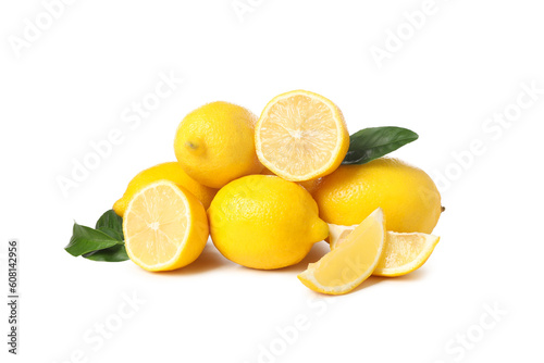 PNG, citrus fruit - delicious lemon, isolated on white background