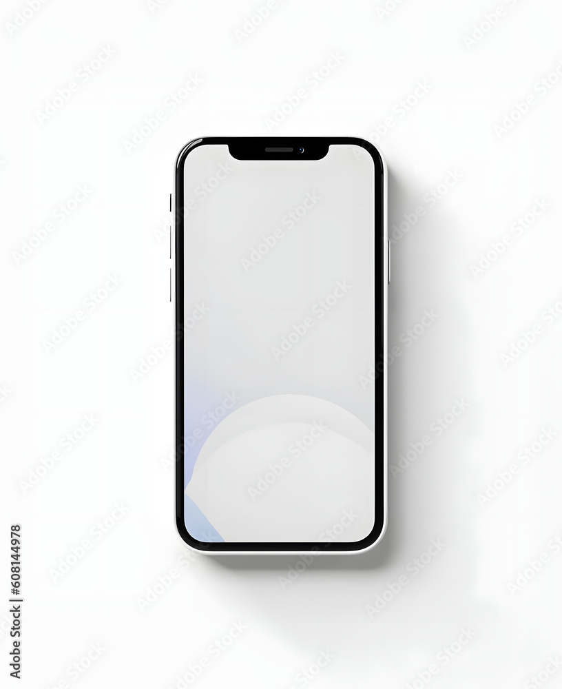 Mobile phone mockup, Device front view. 3D mobile phone with shadow. Realistic, smartphone mockup Mobile phone mockup, Device front view. 3D mobile phone with shadow. Realistic, smartphone mockup