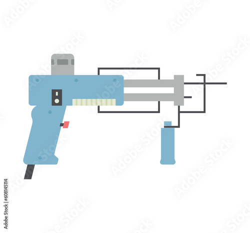 handmade workshop tools. tufting gun.