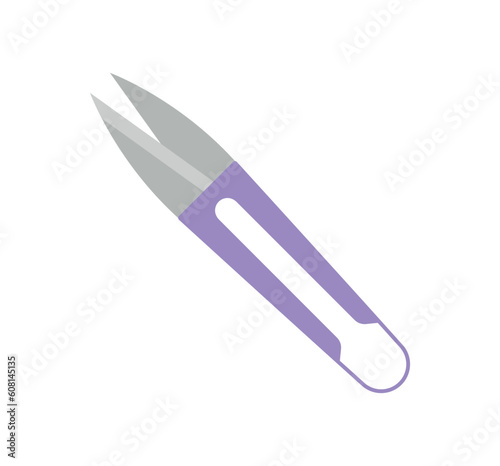 handmade workshop tools. sewing scissors.