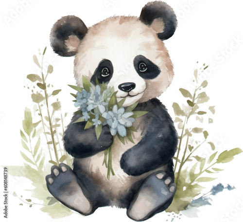 cute panda clipart neutral colors for kids easy drawing cute baby 