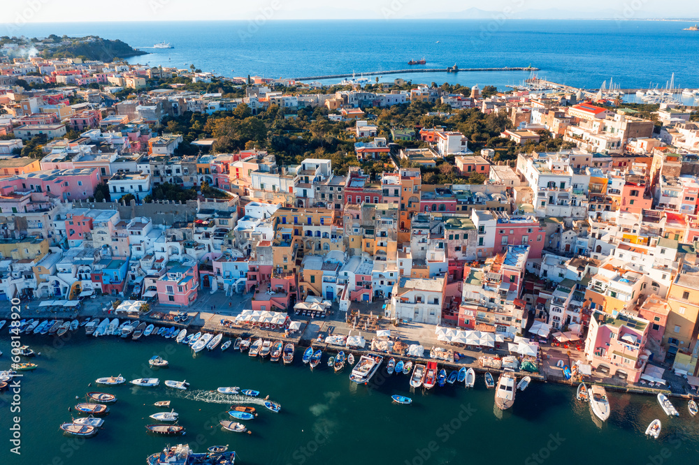 Procida, in the archipelago of the islands of Naples