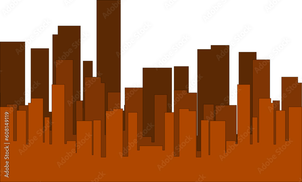 Tower Building Cityscape Illustration Vector