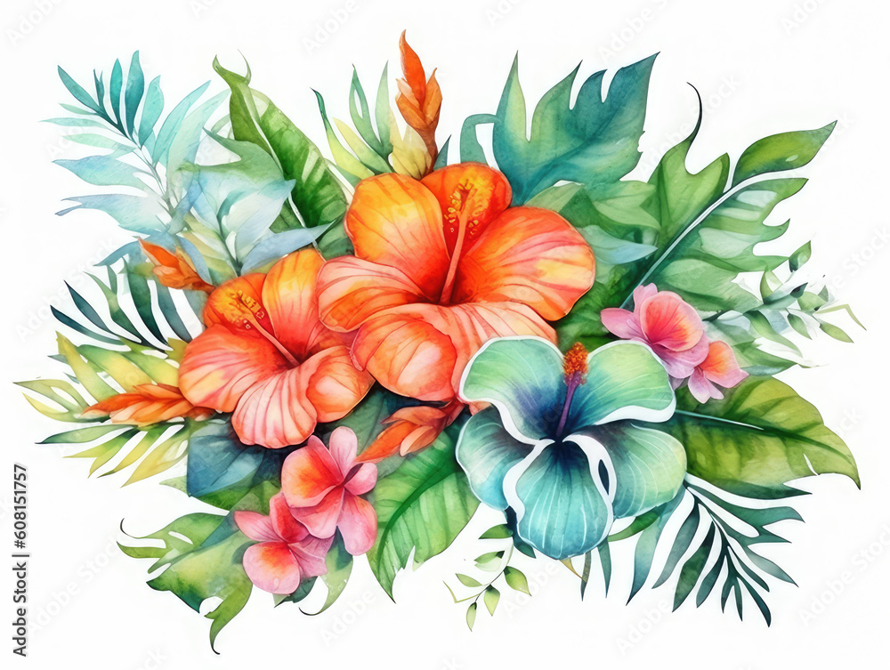 watercolor bouquet of flowers watercolor bouquet of flowers