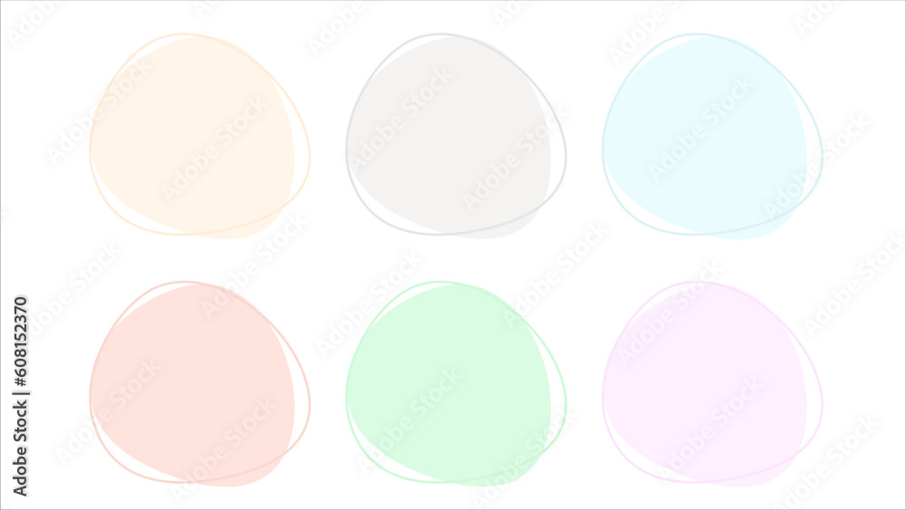 Round oblong abstract shape set. Trendy colors blob, modern Banner. Geometric graphic elements. Vector illustration. Background for sale signs.
Round oblong abstract shape set. Trendy colors blob, modern Banner. Geometric graphic elements. Vector illustration. Background for sale signs.