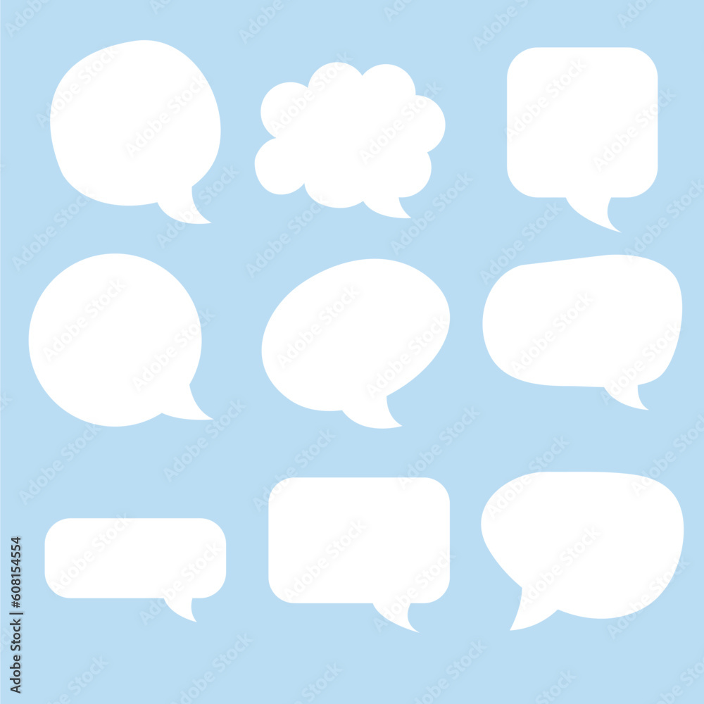 Text Bubble Cloudy Text Bubble Cloudy