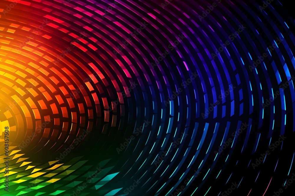 Obraz premium Rainbow futuristic modern background, colorful gradient wallpaper