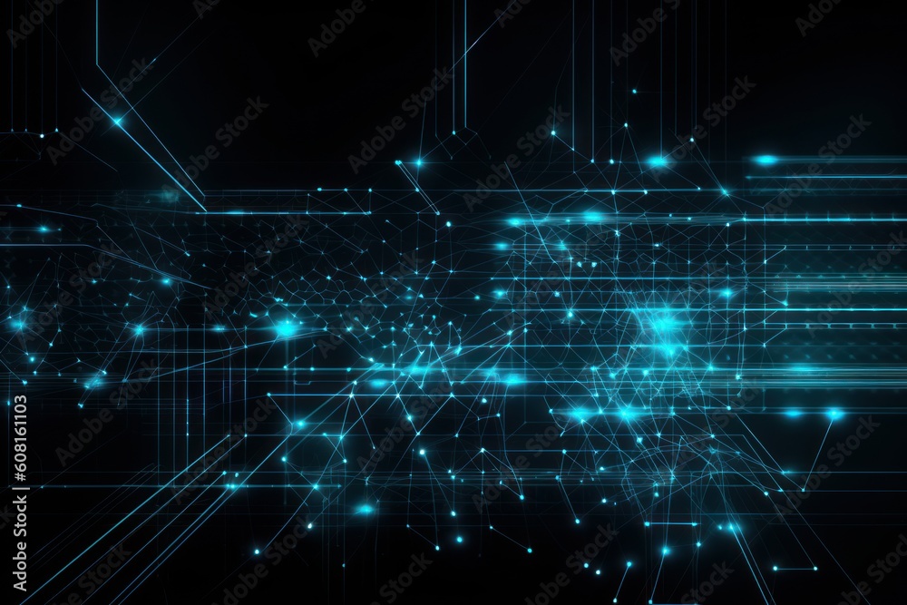 Abstract technology background, Generative ai Abstract technology background, Generative ai