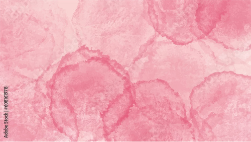 Abstract pink watercolor background.Hand painted watercolor. vector
