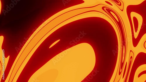 Warm sunny splash bubbles VJ loop background