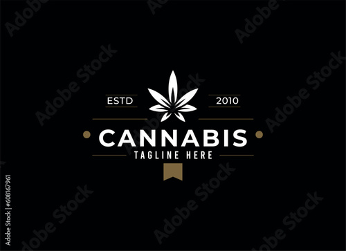 Vintage Cannabis Exclusive Logo Design