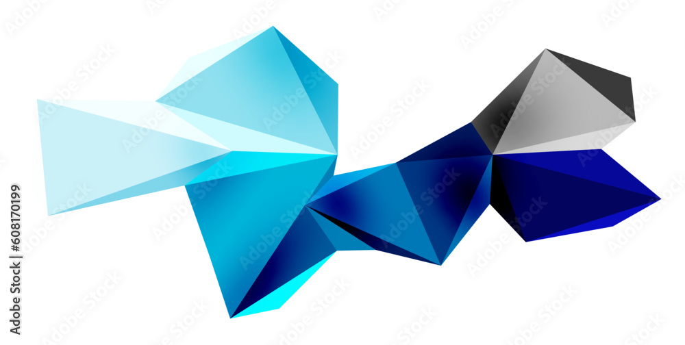 3d low poly triangle design elements 3d low poly triangle design elements