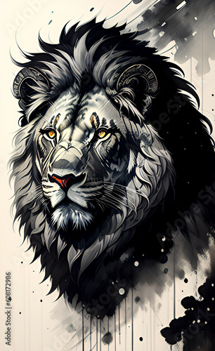Disegno di un leone