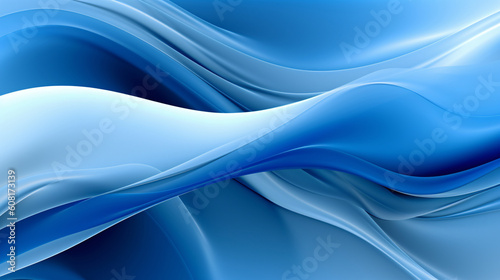 Blue and white modern blur wave. Blue and white abstract line smooth curve background
