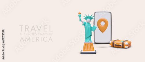 Bright trips to America. Tours in New York. Application for choosing time and schedule of excursions. Booking tickets for best flights. Remote payment. Tourist map in phone. Tour operator support