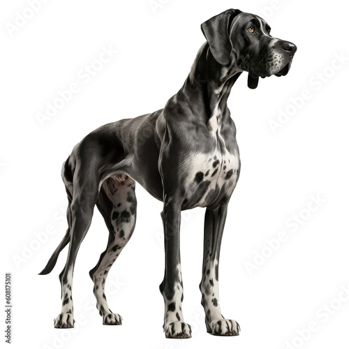 Great Danes dog isolated on white
