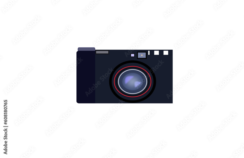 camera vector illustration, simple digital camera vector drawing camera vector illustration, simple digital camera vector drawing