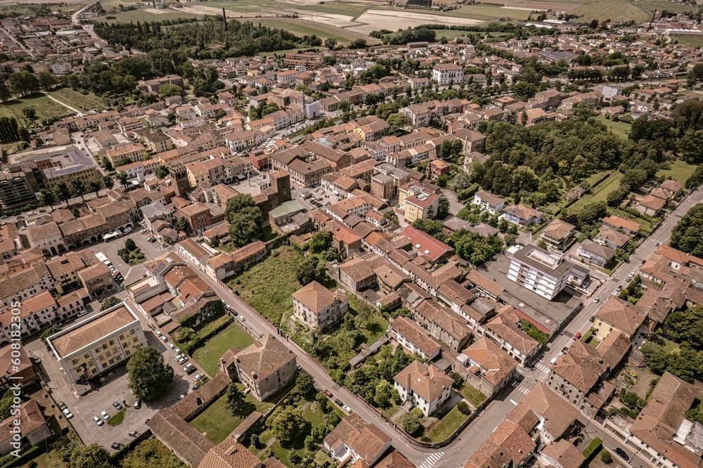 Aerial View of Lendinara Town