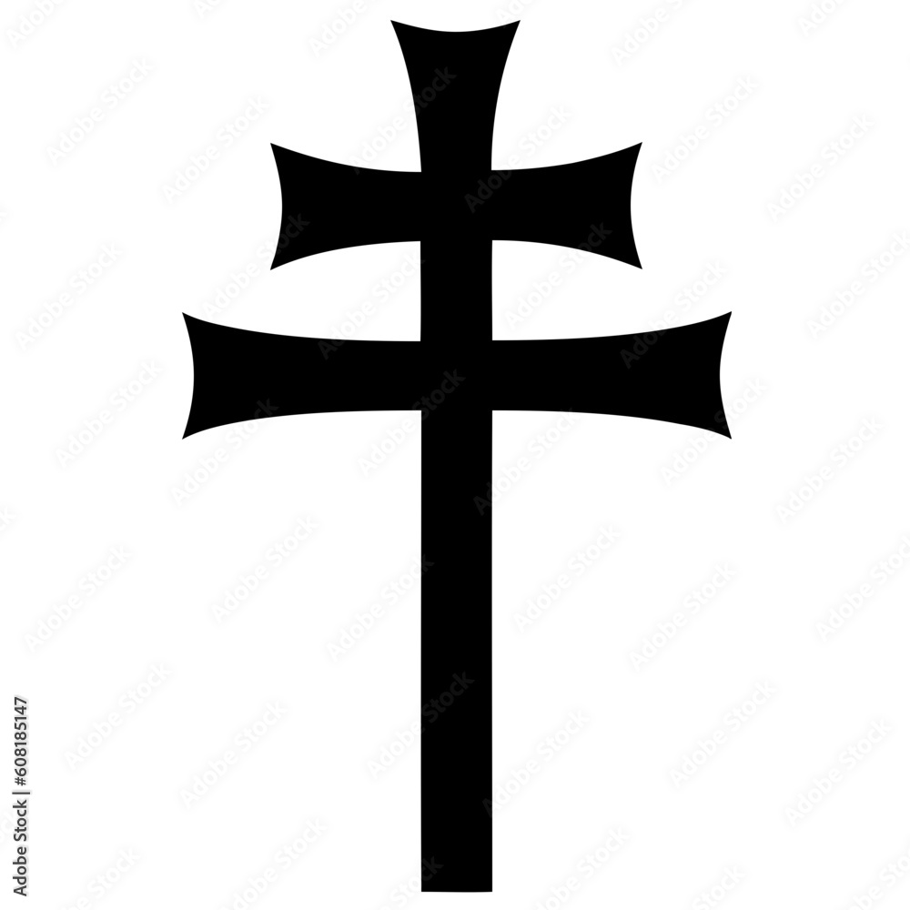 Cross icon. Christian symbol of christ Cross icon. Christian symbol of christ
