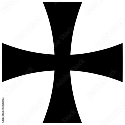 Cross icon. Christian symbol of christ