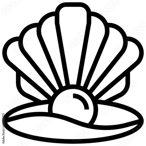 shell line icon,linear,outline,graphic,illustration