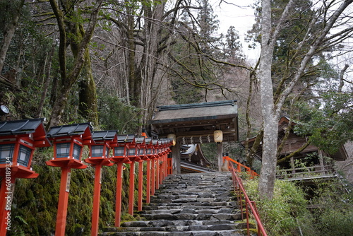Kifune Shrine or Kifune Jinja in Kyoto  Japan -                               