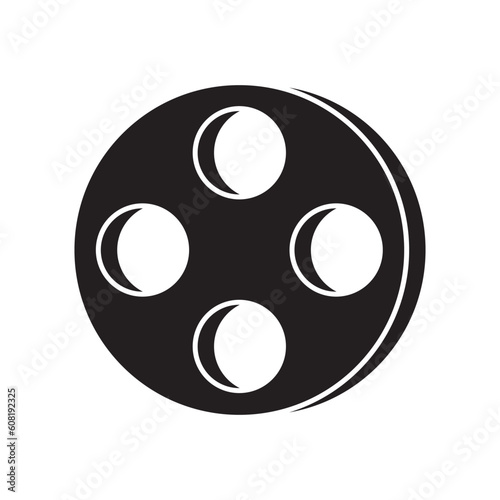 Video Camera Film Tape Reel vector