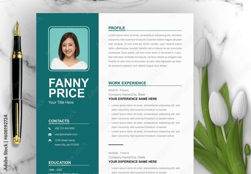 CV Resume Layout with Gray Header - 1000 F 608192724 AMKp4FcUdR4UkruPcmLRWNtyrHvXOrDY 