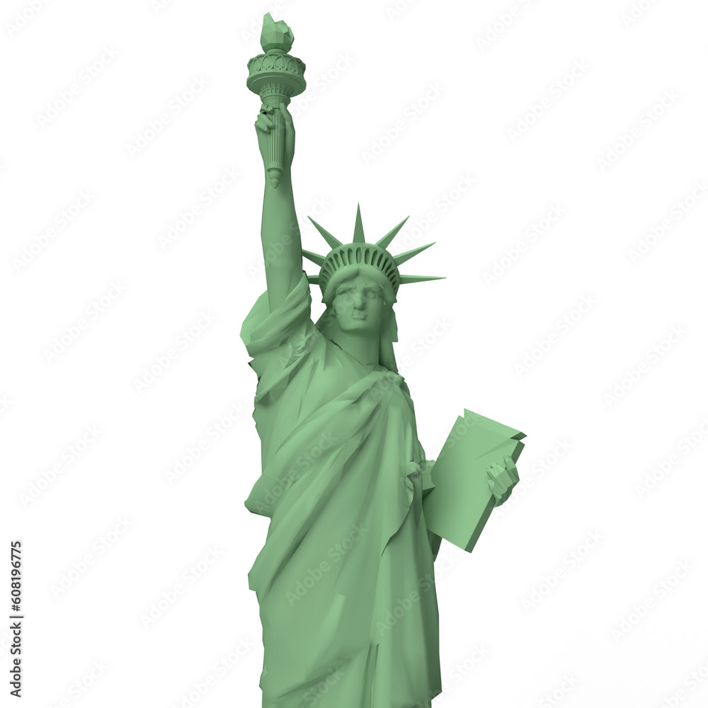 Fototapeta premium The statue of liberty png image
