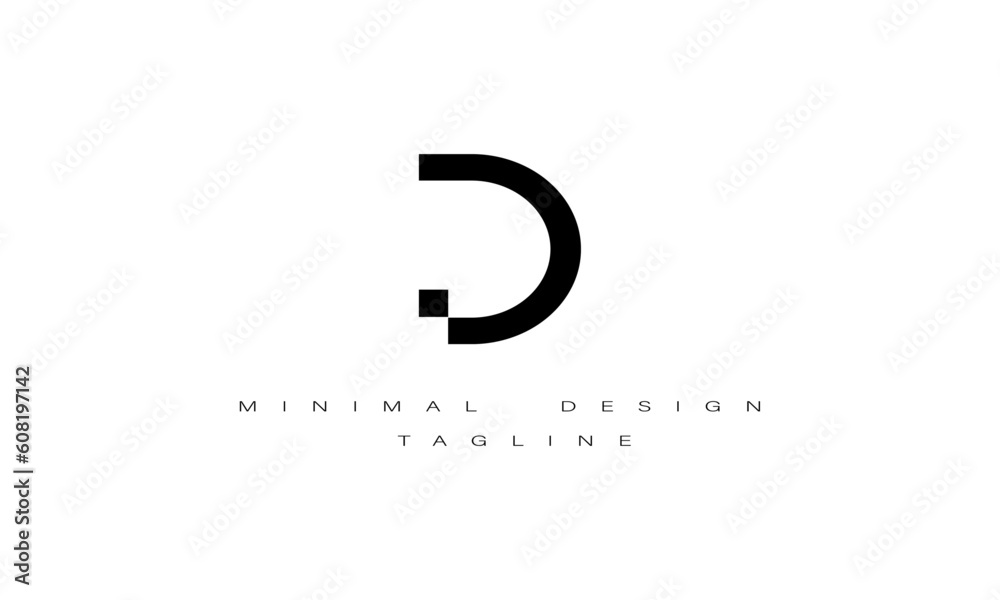 DD Minimal Logo Design Vector Art Illustration DD Minimal Logo Design Vector Art Illustration