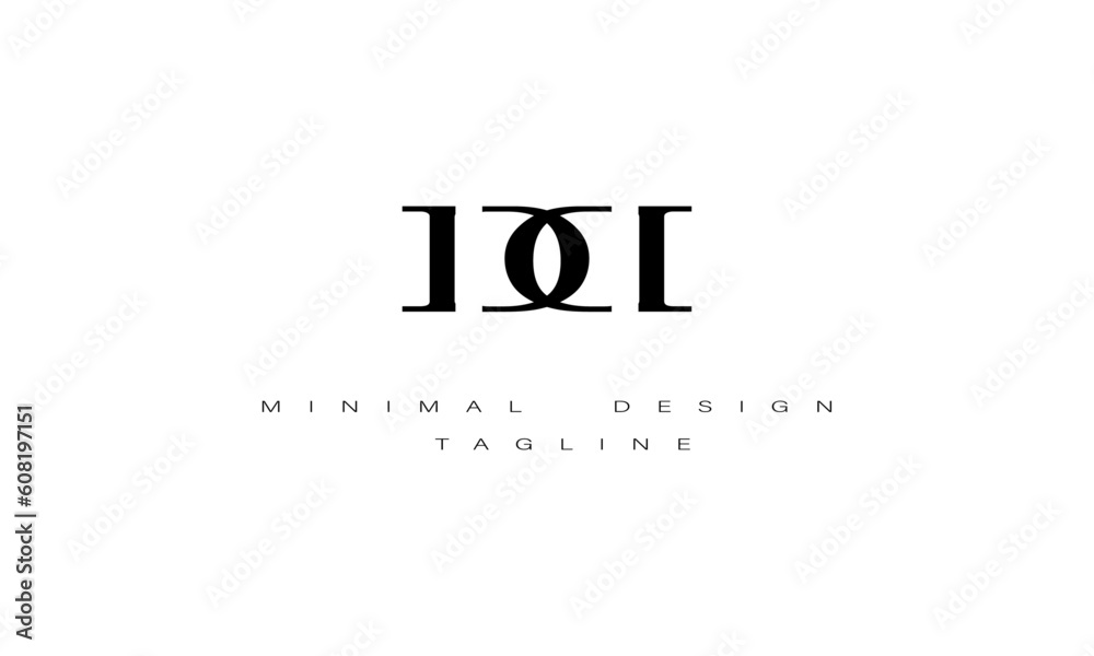 DD Minimal Logo Design Vector Art Illustration 