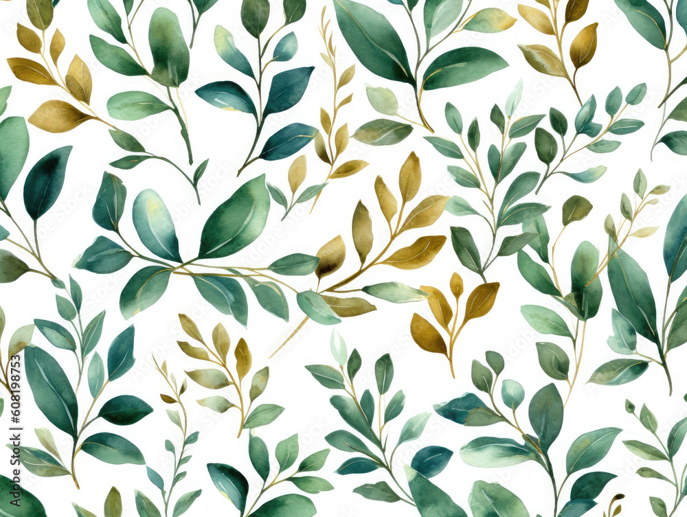 seamless floral leaf pattern seamless floral leaf pattern