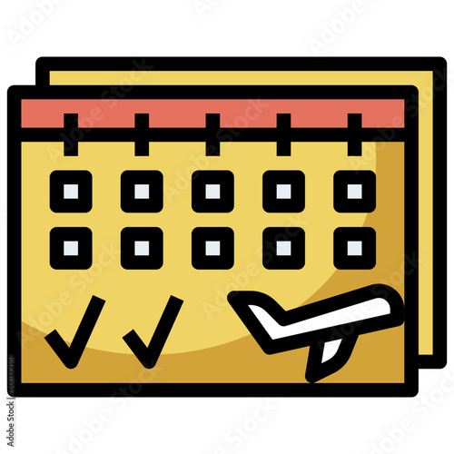 calendar line icon,linear,outline,graphic,illustration