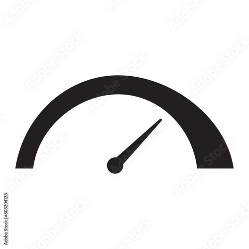 Speedometer Icon Illustration