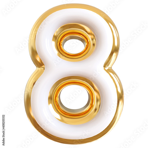 Gold Number 8