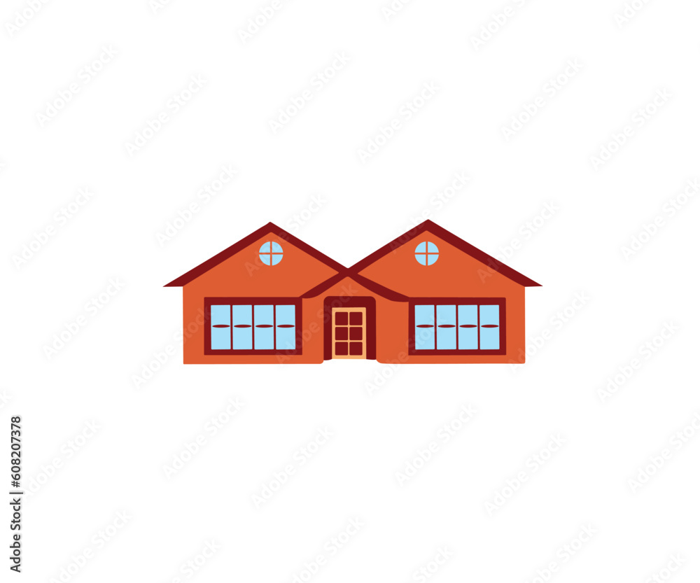 Home logo design a house cartoon image
