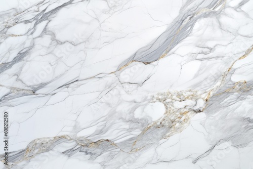 white marble texture. Panoramic white background from marble stone texture. Generative AI
