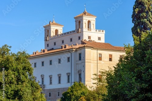 Photography Villa Medici on Pincian hill in Rome, Italy