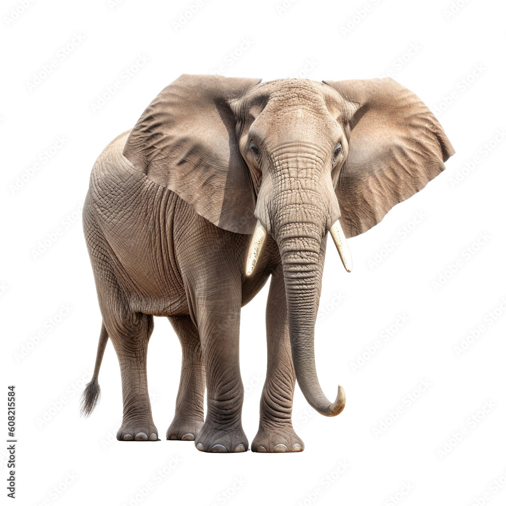Obraz premium elephant isolated on white