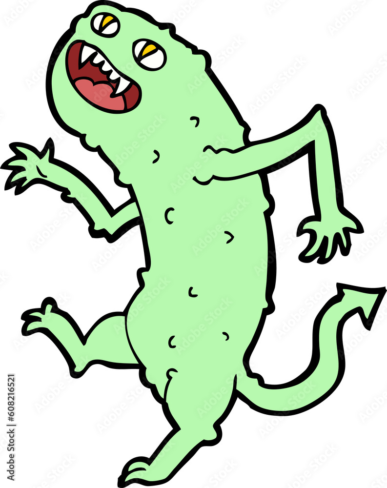 cartoon dancing monster cartoon dancing monster