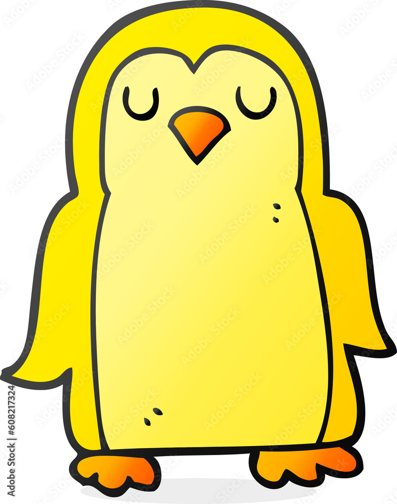 freehand drawn cartoon bird freehand drawn cartoon bird