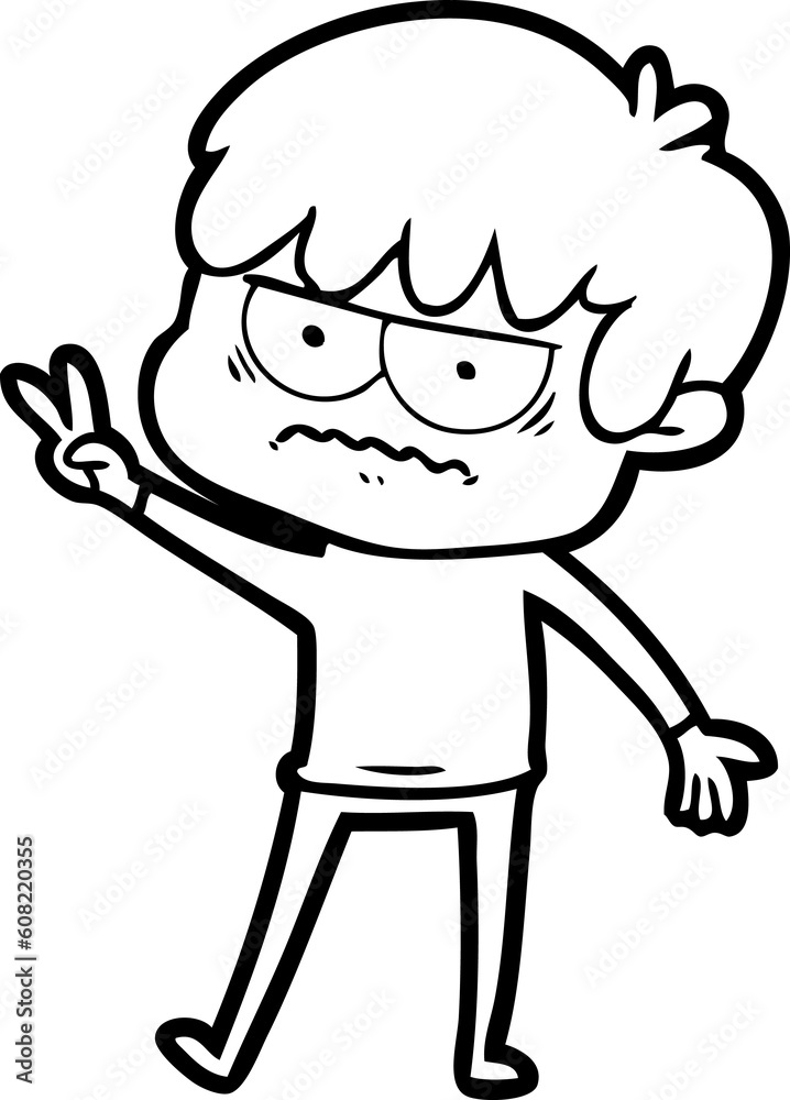 annoyed cartoon boy annoyed cartoon boy
