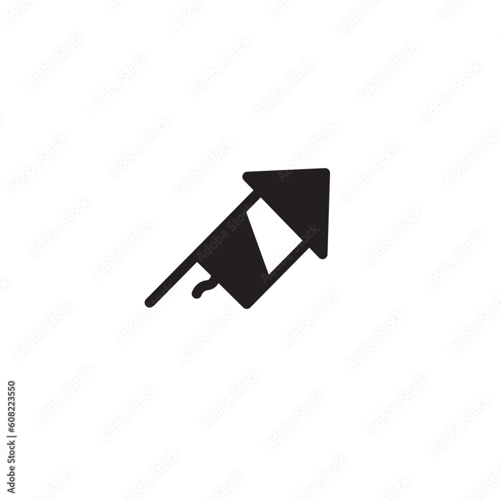 Event Rocket Firework Solid Icon Event Rocket Firework Solid Icon