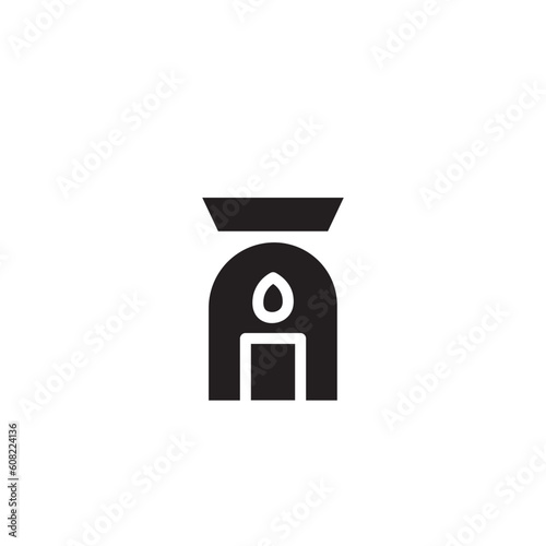 Aroma Lamp Spa Solid Icon