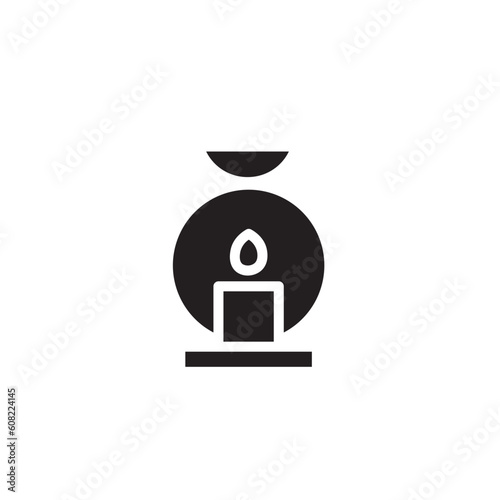 Aroma Lamp Spa Solid Icon