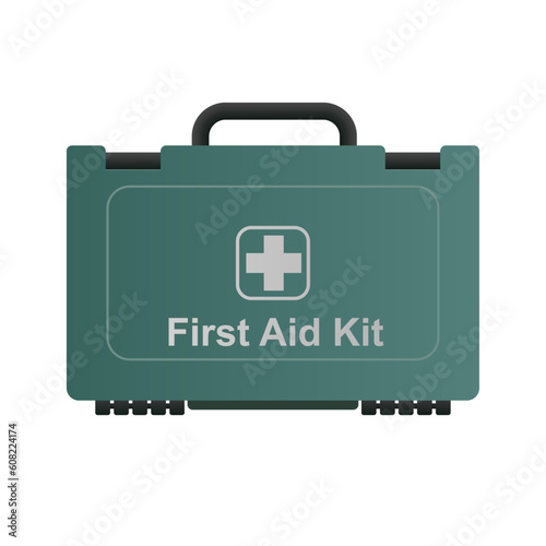 First aid box vector plastic first aid box vector image