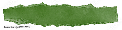 green paper ripped message torn