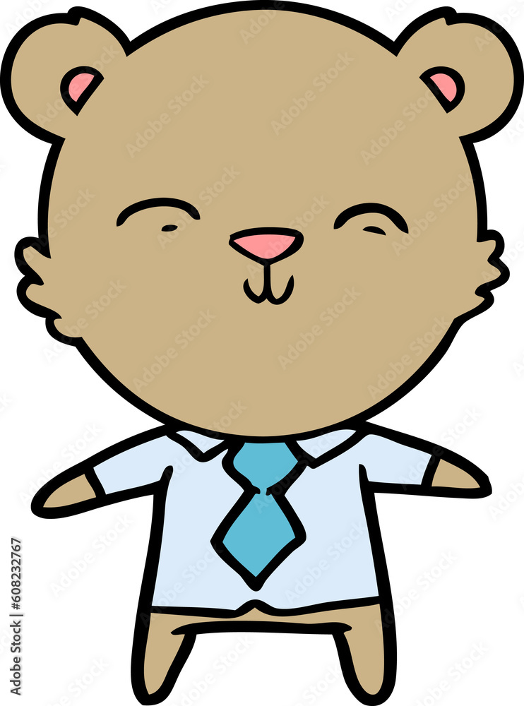 bear business cartoon chraracter bear business cartoon chraracter