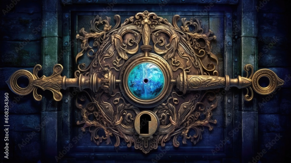 Within your grasp lies the key that unlocks hidden realms, a gateway to realms beyond the mundane. As the key fits into its destined lock, a world of magic, enchantment. Generated by AI.